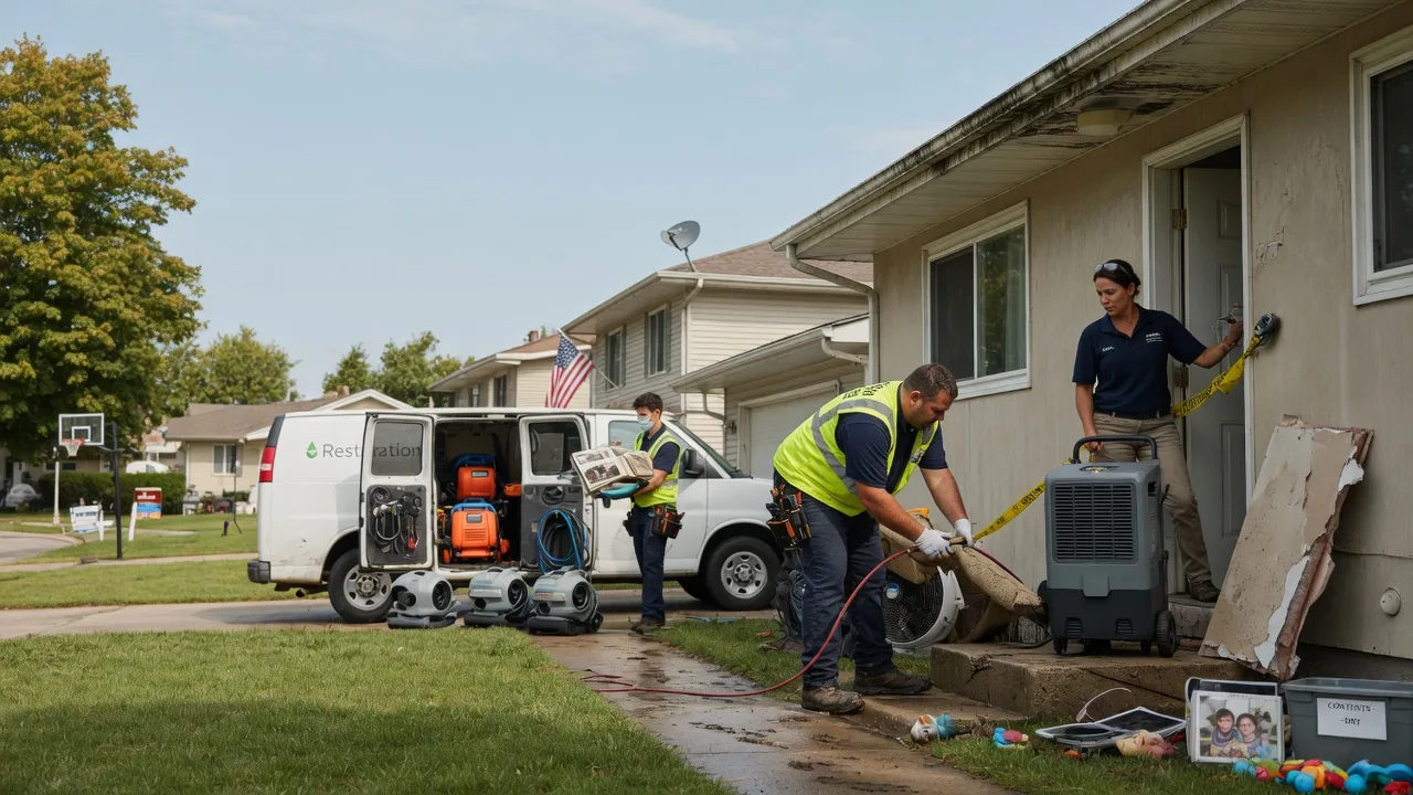 Water Damage Restoration in Clarklake, MI near me